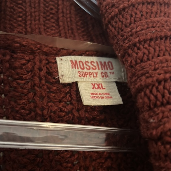 Mossimo Supply Co. (XXL) rust cardigan - Picture 3 of 4